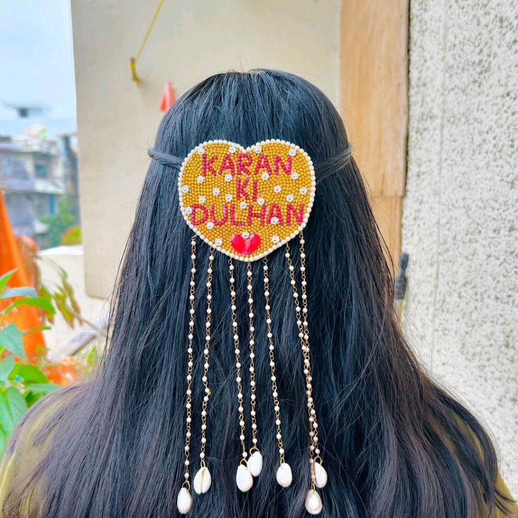 Groom Name Hair Pin