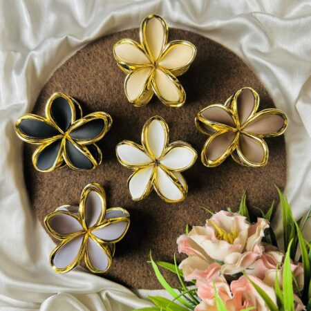 Floral Claw Clips