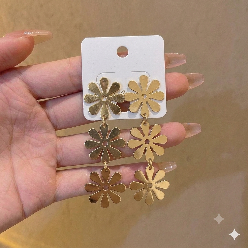Daisy tassel ~ anti tarnish
