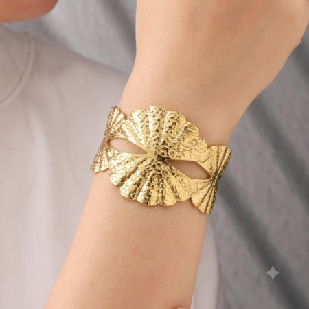 Sunburst cuff ~ anti tarnish